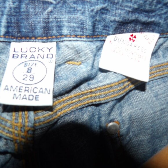 Lucky Brand " Progressive Crop " 100% Cotton Jeans Sz 8/29 - Picture 7 of 7